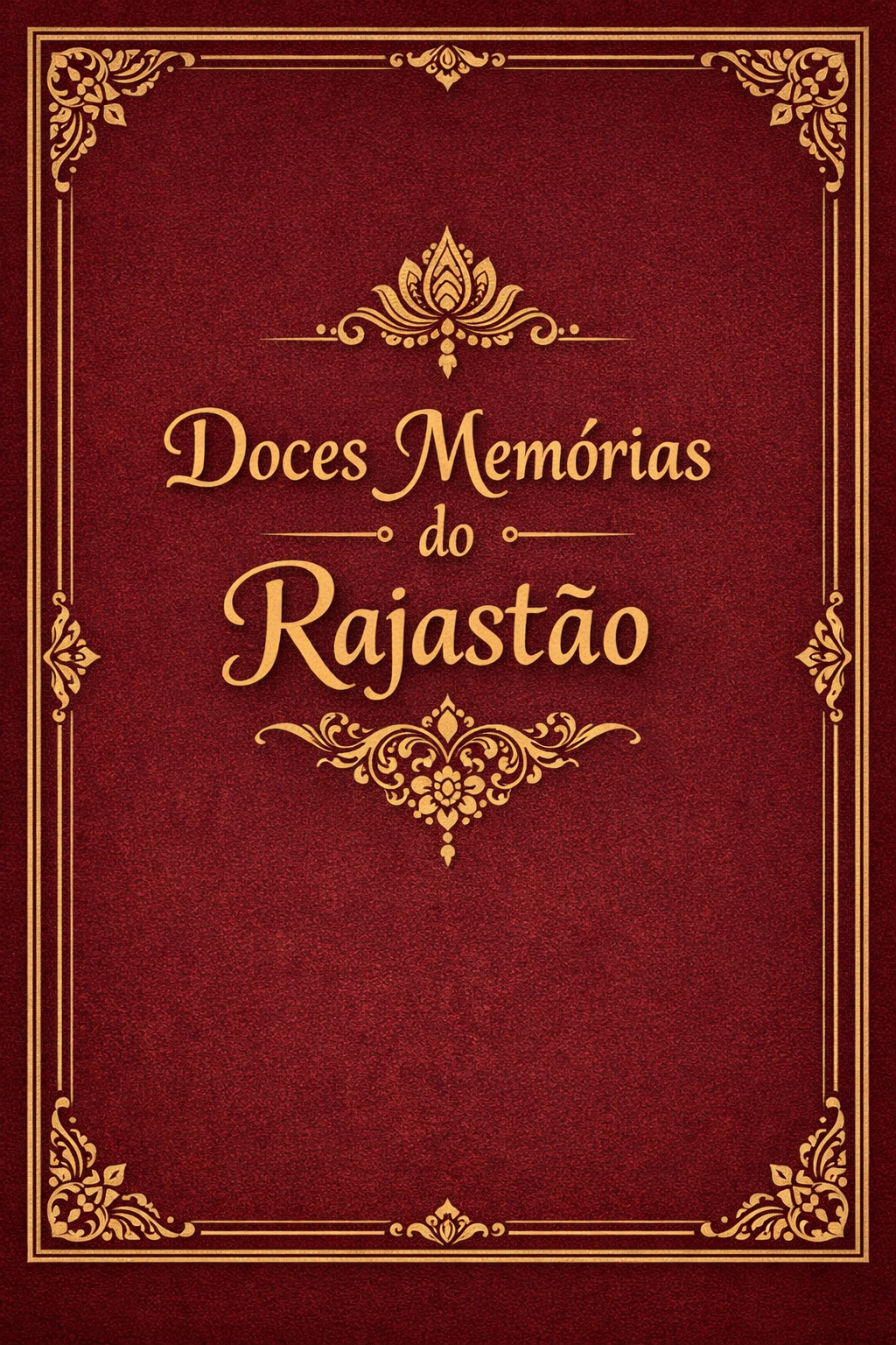 Capa do livro Doces Memórias do Rajastão